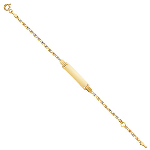 14K 040 Valentino 3C Star DC Baby ID Bracelet