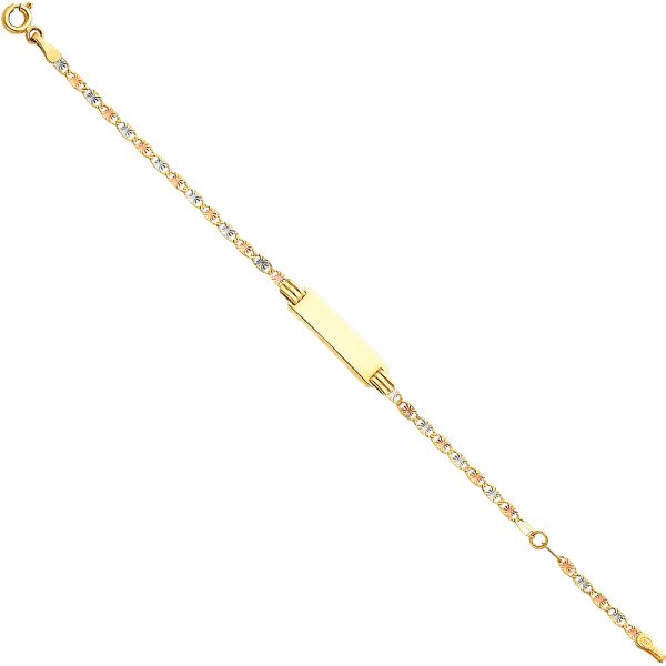 14K 040 Valentino 3C Star DC Small Baby ID Bracelet