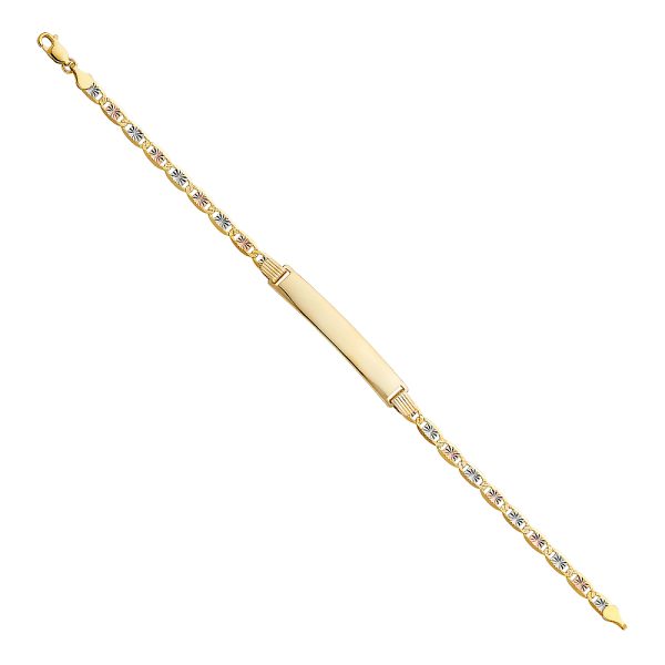 14K 120 Valentino 3C Star DC ID Bracelet