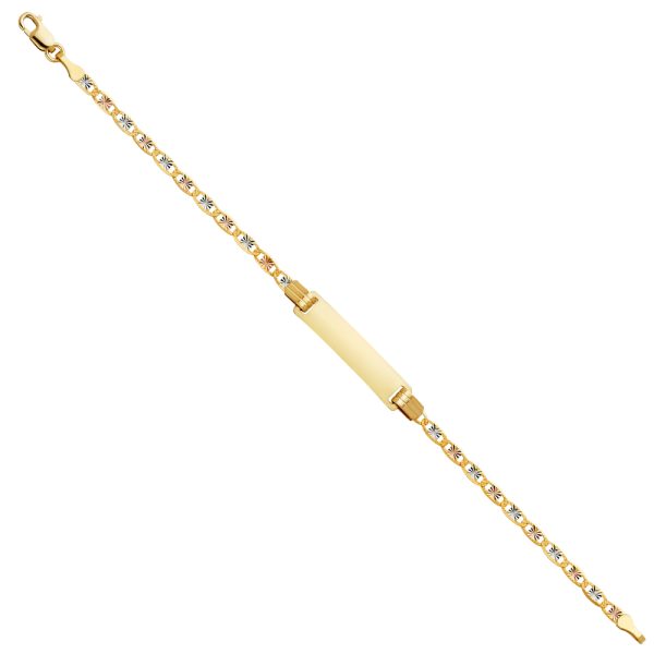 14K 3C Valentino Star DC 060 Baby ID Bracelet