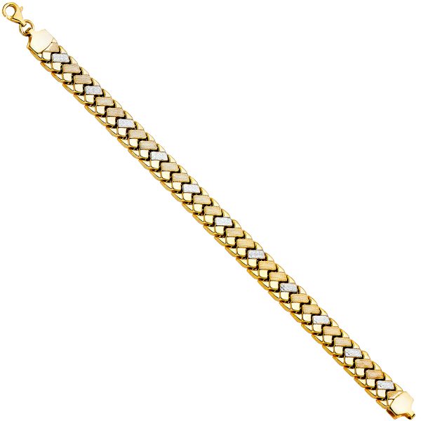 14K 2T Stampato Bracelet