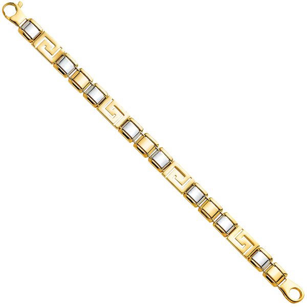 14K 2T Men's Bracelet