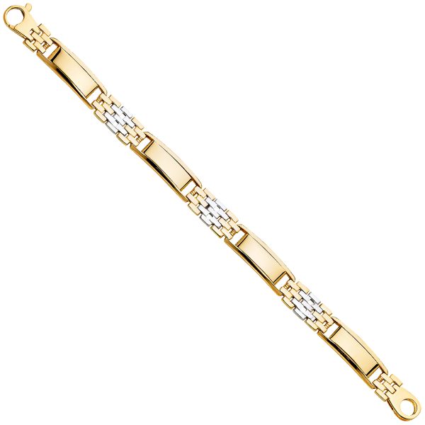 14K 2T Men's Bracelet