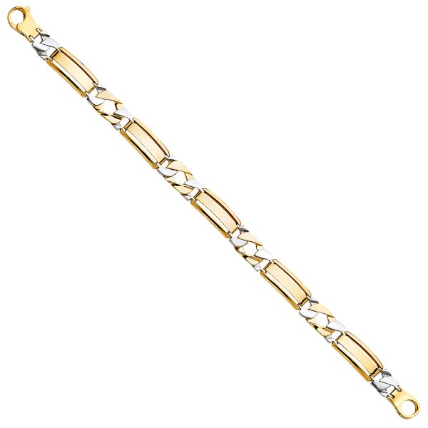 14K 2T Men's Bracelet