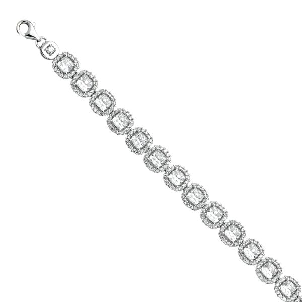 14KW Swarovski CZ Bracelet