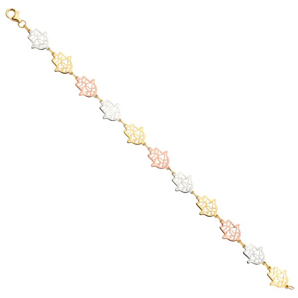 14K 3C Fancy Bracelet