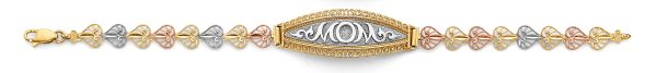 14K 3C Mom ID Bracelet