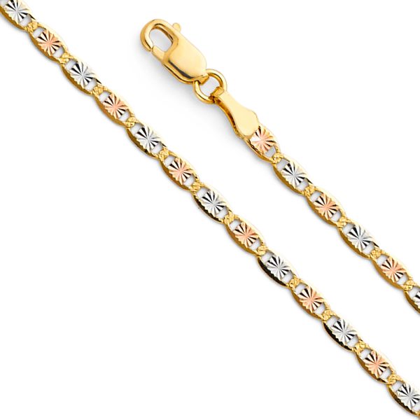 14K 3C 2.1mm Valentono Chain