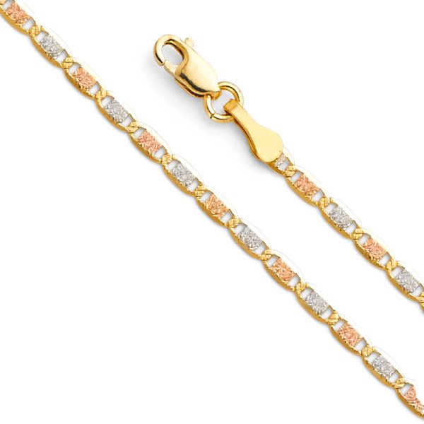 14K 3C 2.1mm Valentono Chain