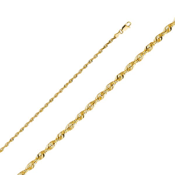 14KY 3mm Rope Chain