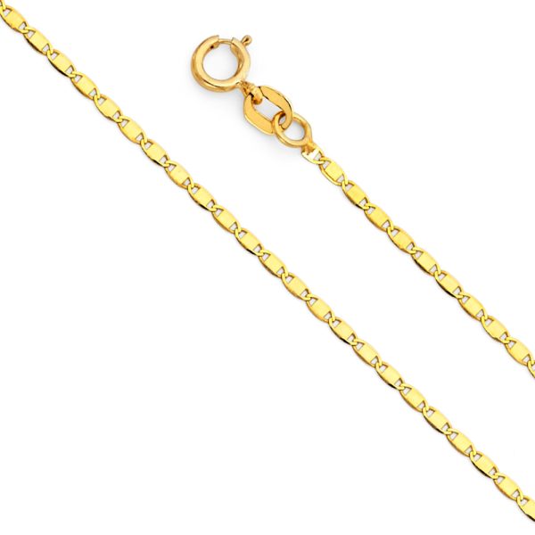 14KY 1.3mm Valentino Chain