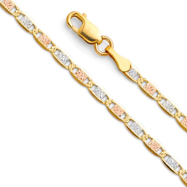 14K 3C 2.6mm Valentino Chain