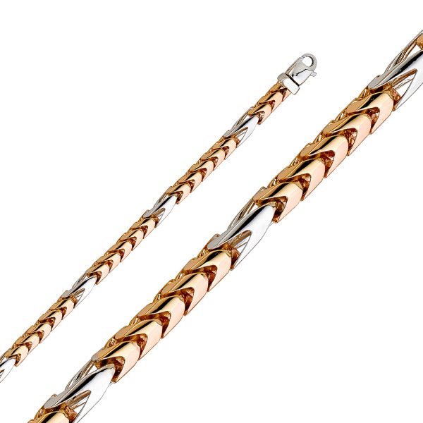 14K 3C 6.1mm Handmade Chain