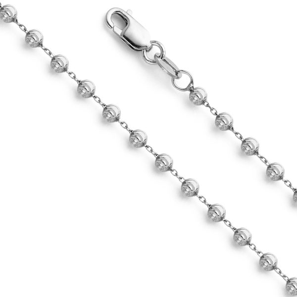 14KW 2.4mm Moon-Cut Ball Chain