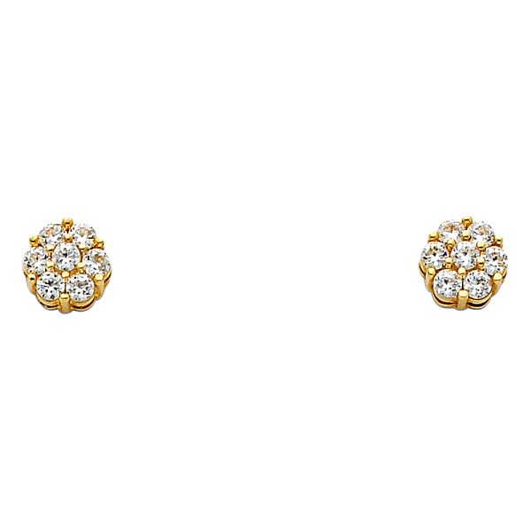 14KY CZ Earrings (ER321)