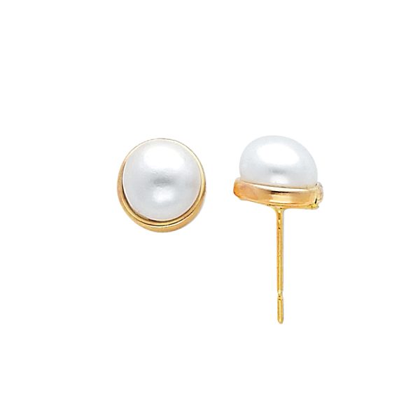 14KY Pearl Earrings (ER446)