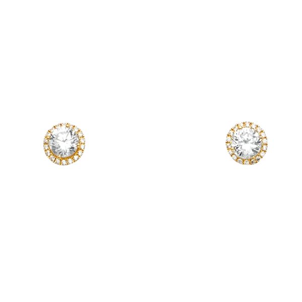 14KY CZ Earrings/Set