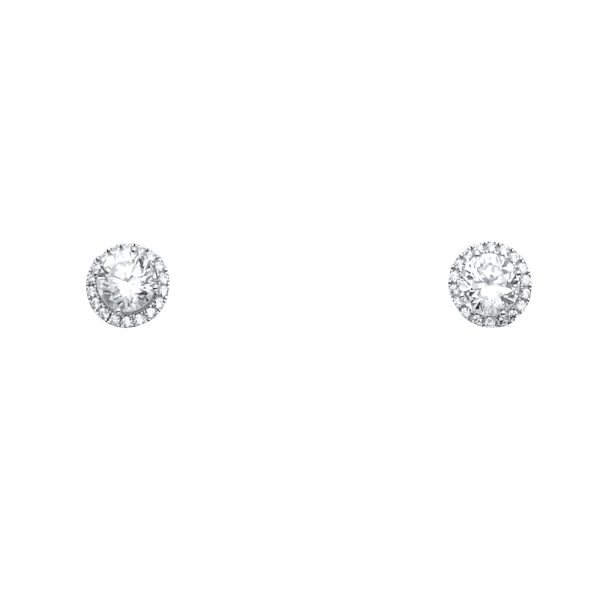 14KW CZ Earrings/Set