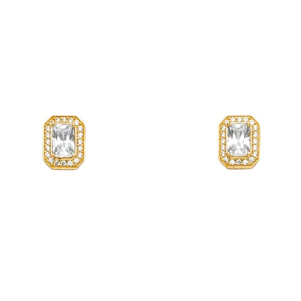 14KY CZ Earrings/Set