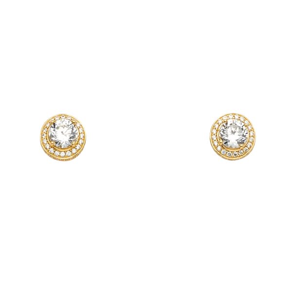 14KY CZ Earrings/Set