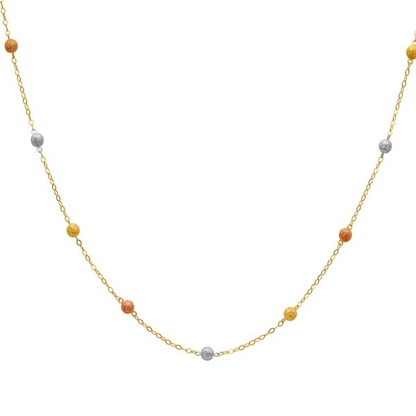 14K 3C Fancy Necklace (NK37)