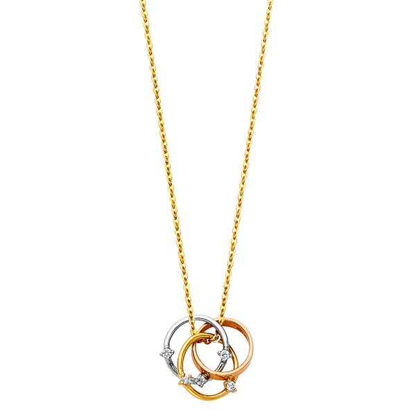 14K 2T Necklace (NK102)