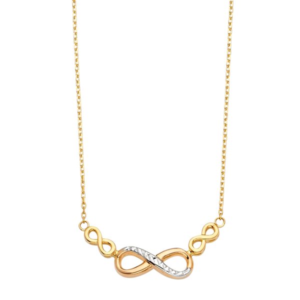 14KY Infinity Light Necklace