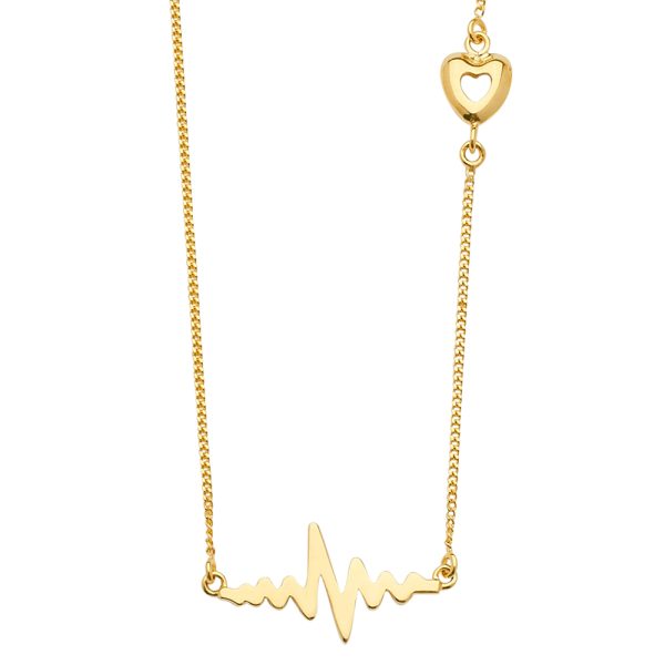 14KY Heartbeat Necklace