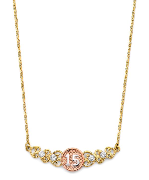 14KY 2T 15 Years Necklace