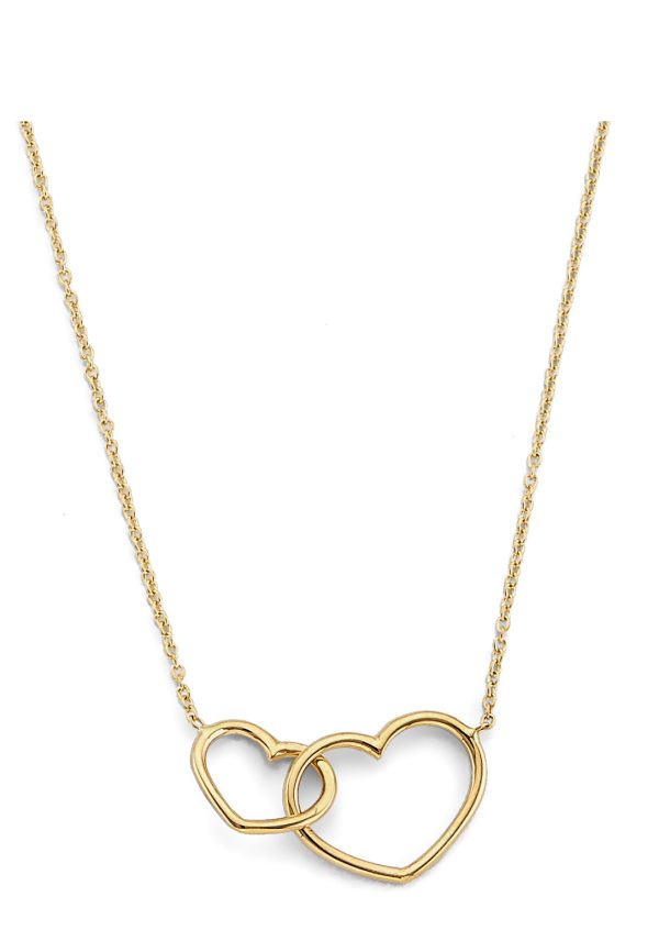 14KY Together Heart Necklace