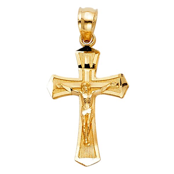 14KY Passion Cross Crucifix