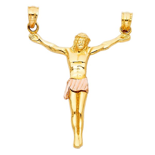 14K 2T Jesus Christ Body (25X35mm)