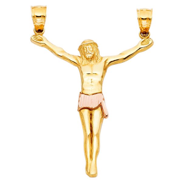 14K 2T Jesus Christ Body (35X50mm)