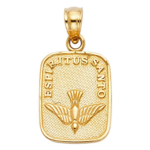 14KY Espiritu Santo Dove Pendant