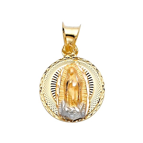 14K 2T Religious Stamp Pendant (PT299)