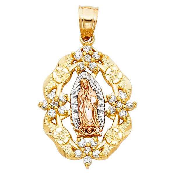 14K 3C Religious Pendant (PT379)