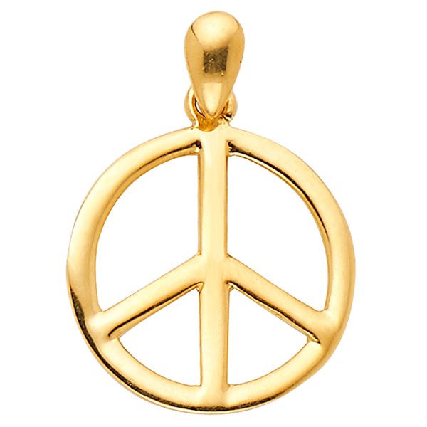 14KY Peace Pendant (PT593)