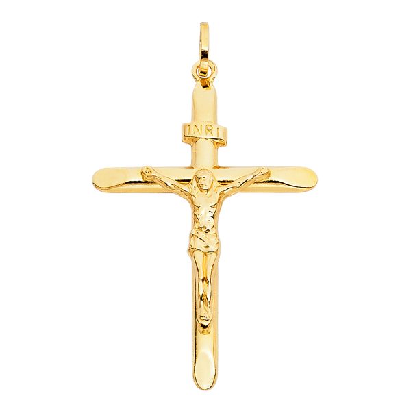 14KY Crucifix Pendant