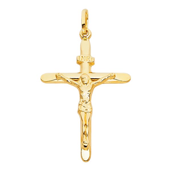 14KY Crucifix Pendant