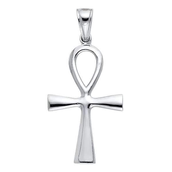 14KW Ankh Cross Pendant