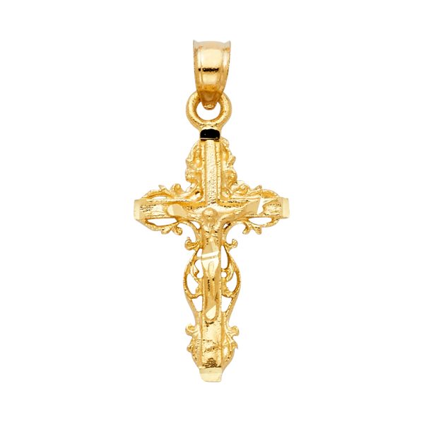 14KY Fancy Crucifix Pendant