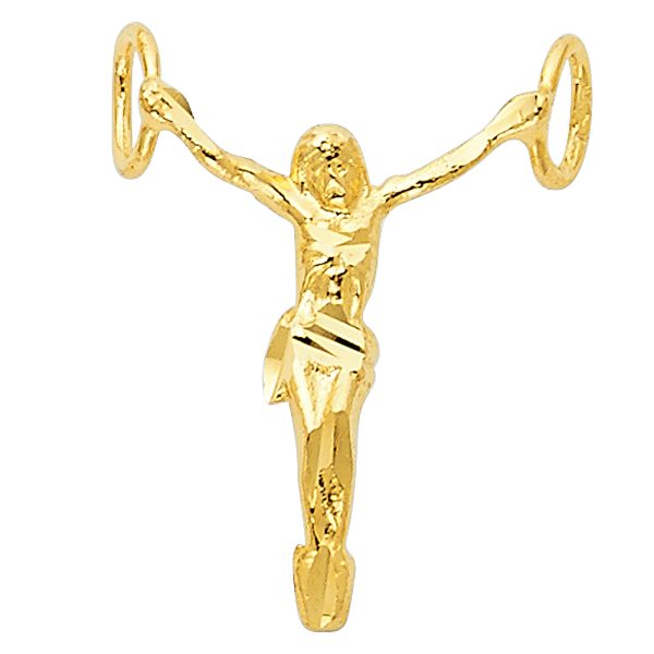 14KY Jesus Christ Body Pendant