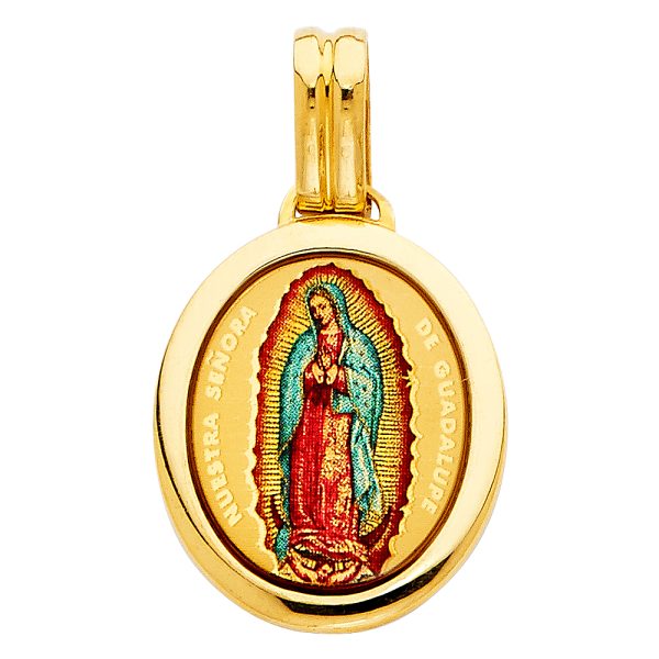 14KY Our Lady of Guadalupe Pendant