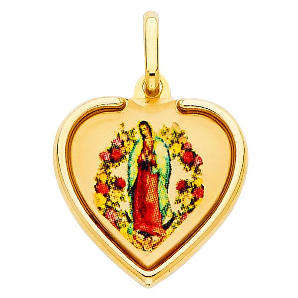 14K Our Lady of Guadalupe Pendant