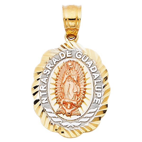 14K 3C Our Lady of Guadalupe Pendant