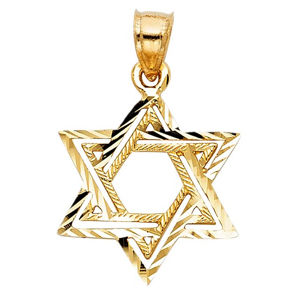 14KY Star of David Pendant