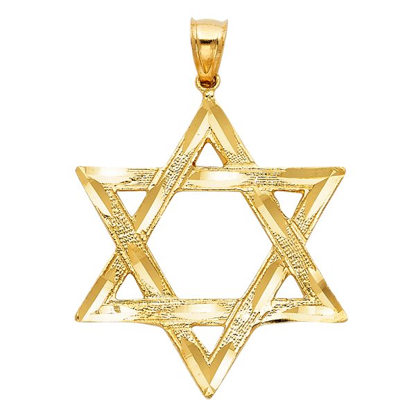 14KY Star of David Pendant