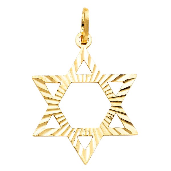 14KY Star of David Pendant