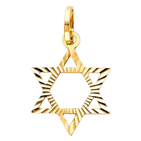 14KY Star of David Pendant