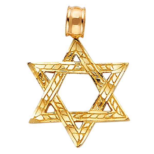 14KY Star of David Pendant